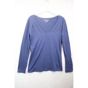 Lilly Pulitzer 100% Pima Cotton V Neck Tee-Size Medium-Quiet Luxury